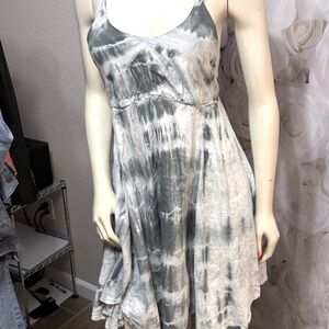 Goa beachwear by Japan Tie dye asymmetrical dress SizE Small